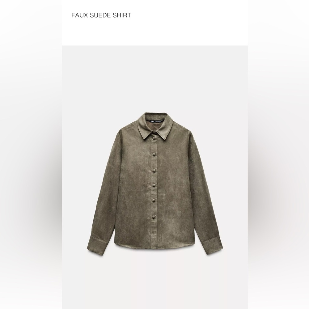 Olive Button-Up Shirt